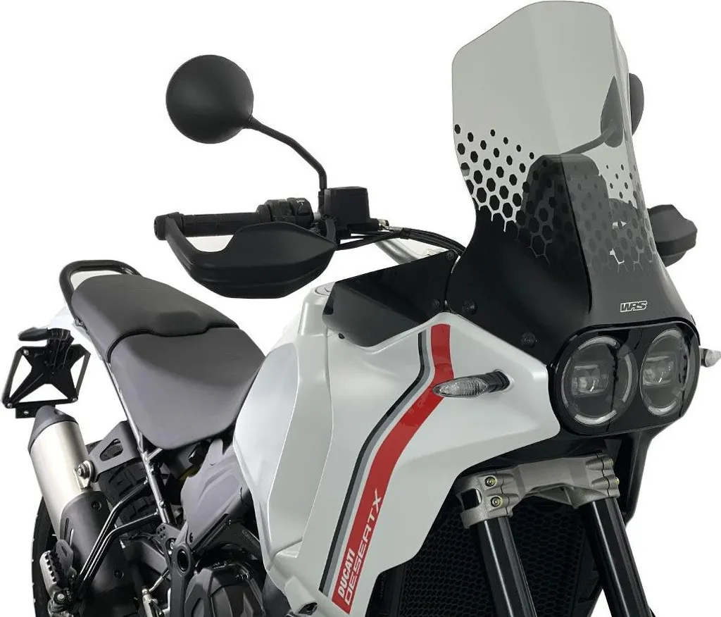 Pare-brise Voyage WRS Caponord Ducati DU023F pour Longues Distances