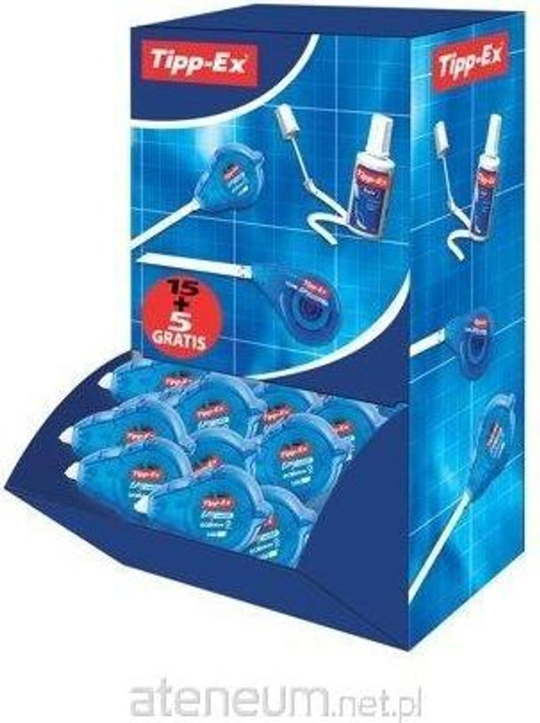 Korektor Tipp-Ex Taschenmaus 15+5szt BIC