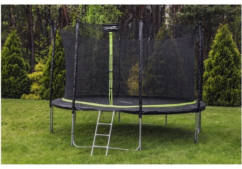 Trampoline Lean Sport PRO 14 FT - 426 cm avec Filet de Sécurité Interne - 2