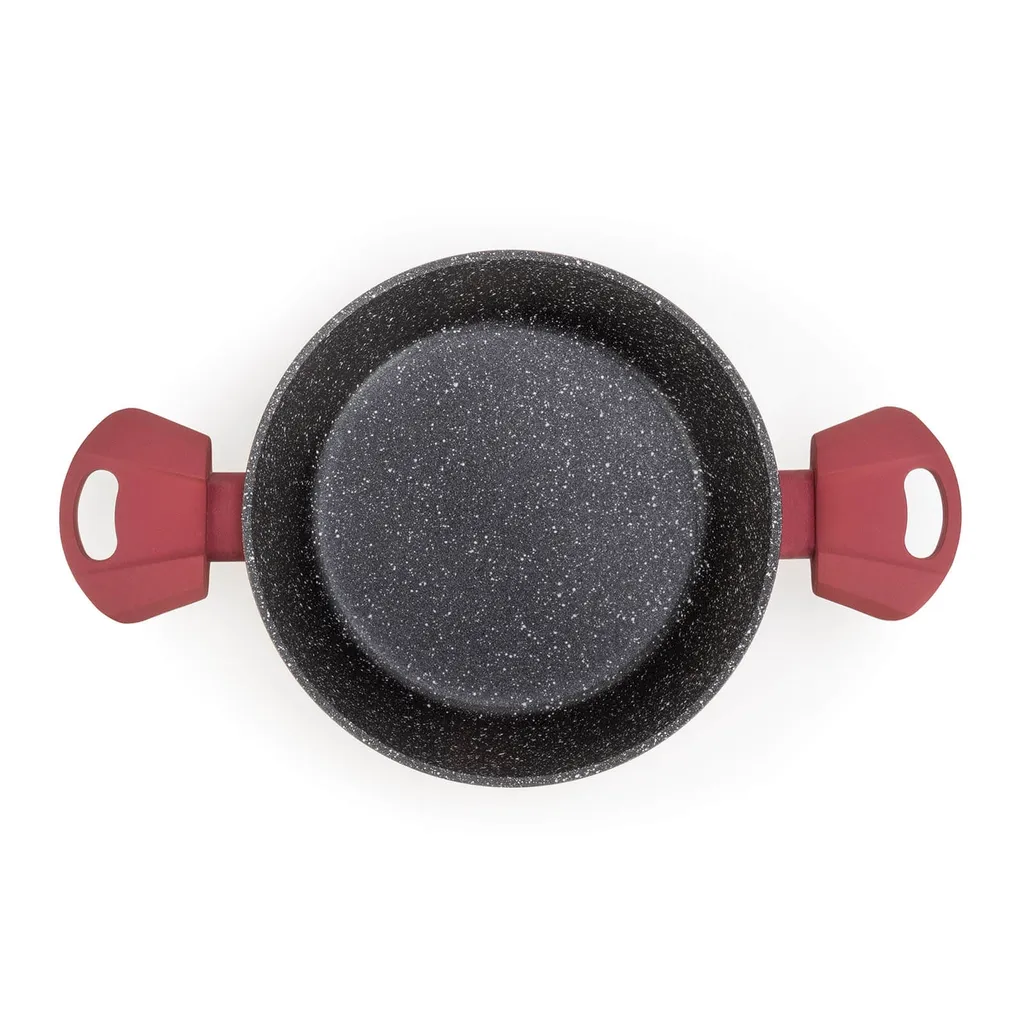 Kasserolle Lava Stone Grape 20cm: Pentola Antiaderente Induzione Professionale - 2