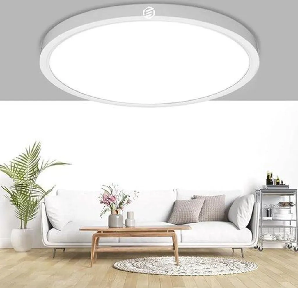 Plafonnier de salle de bains LED noir éclairage miroir
