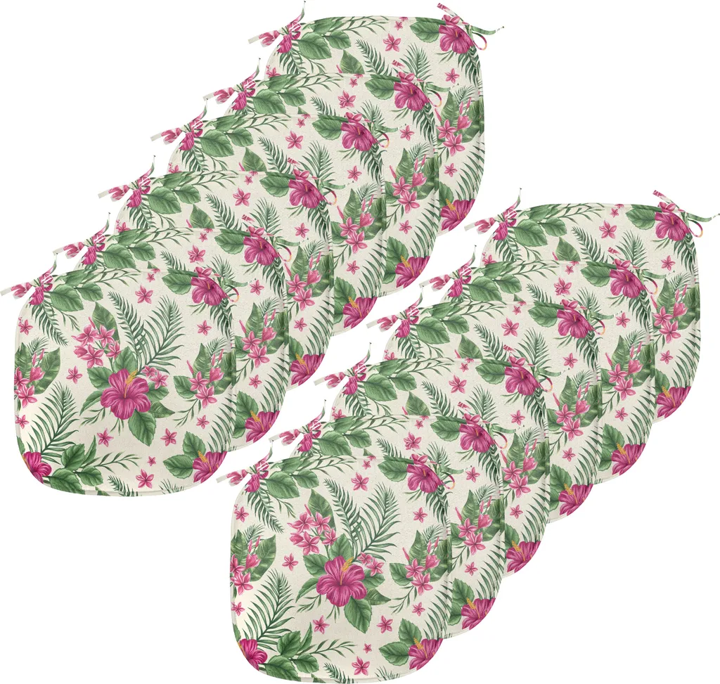 12 Cuscini Sedie Cucina Lavabili ABAKUHAUS 40x40 Plumeria Magenta
