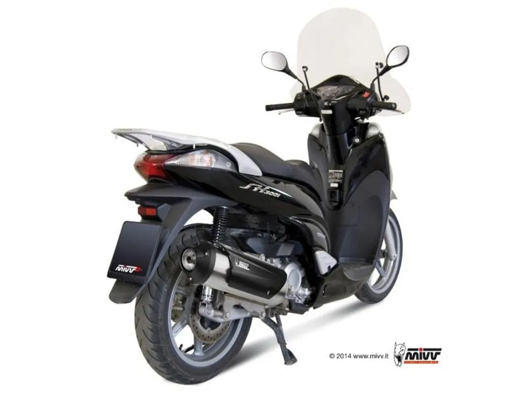 Échappement complet MIVV Urban Inox pour Honda SH 300 2007-2014