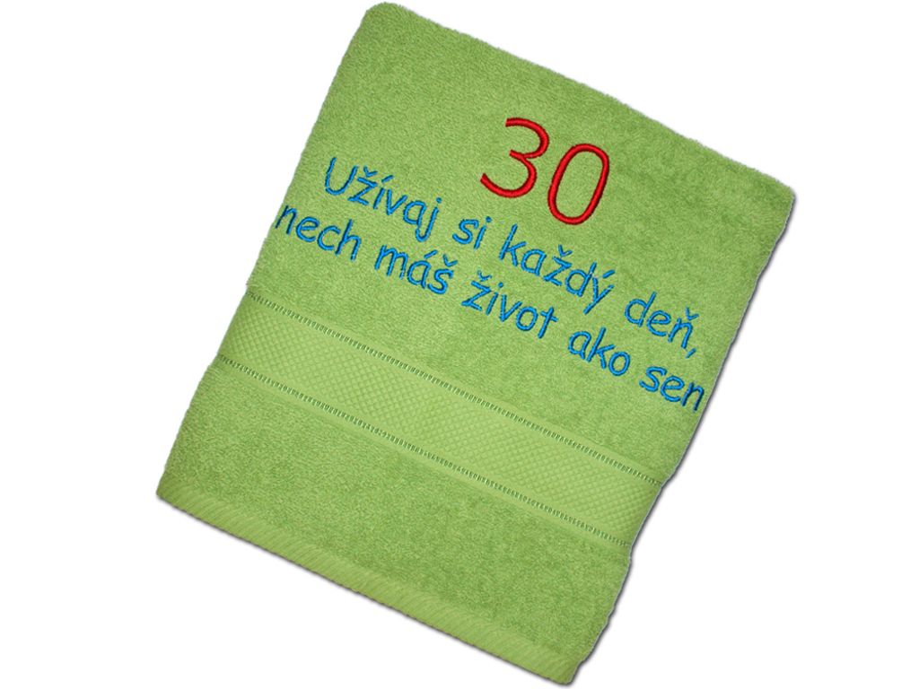 Osuška k 30-tke pre muža Obrázok produktu 