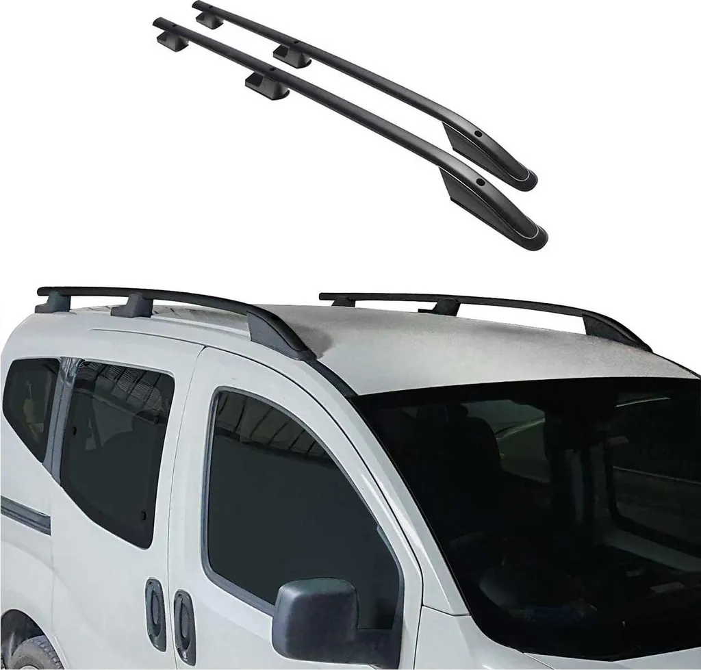 Barre da Tetto Nere per Dacia Dokker 2012-2021 | Alluminio Aero - 1