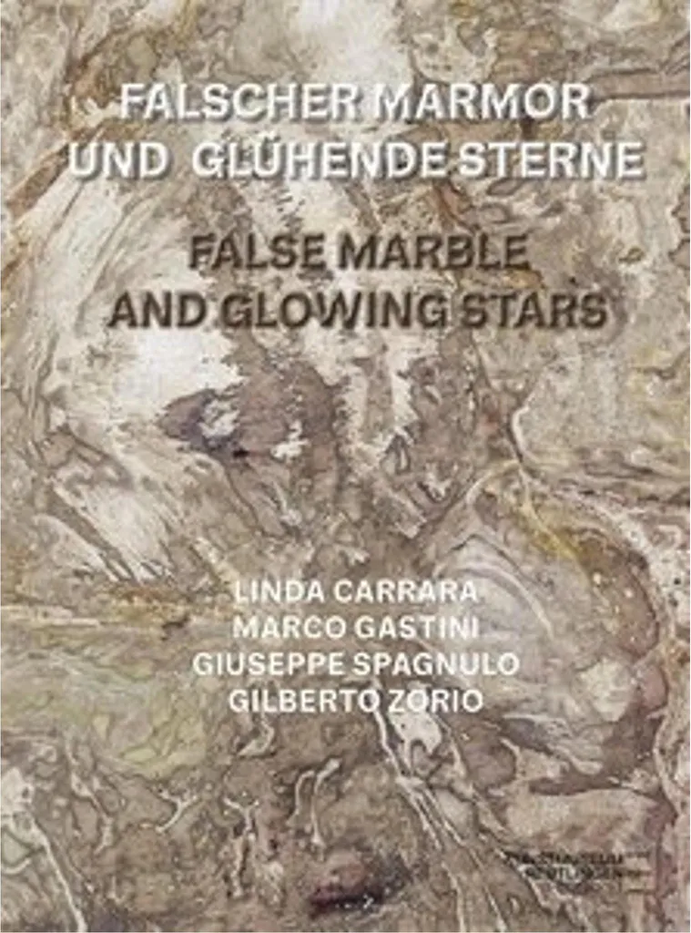 Tableau Déco Marbre et Étoiles Scintillantes - Toile Canvas Artistique