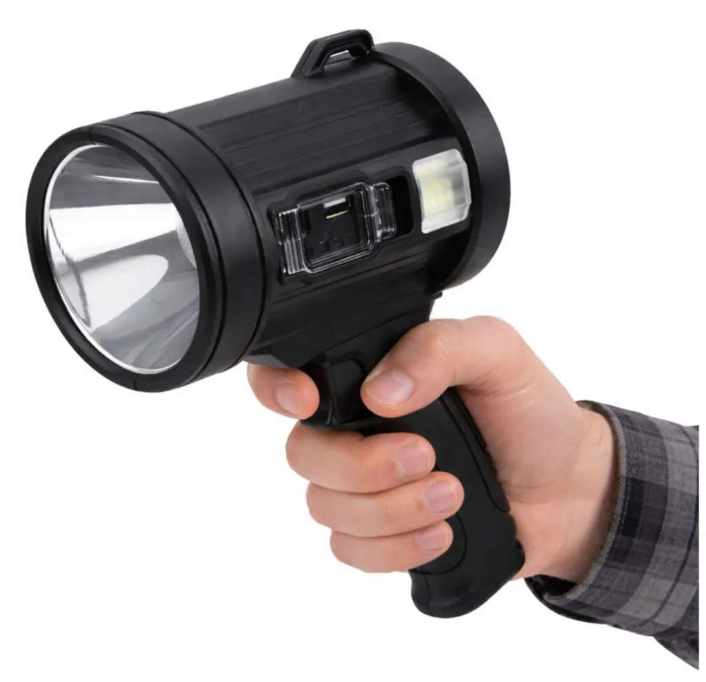 Lampe torche solaire multifonction et projecteur de secours LED