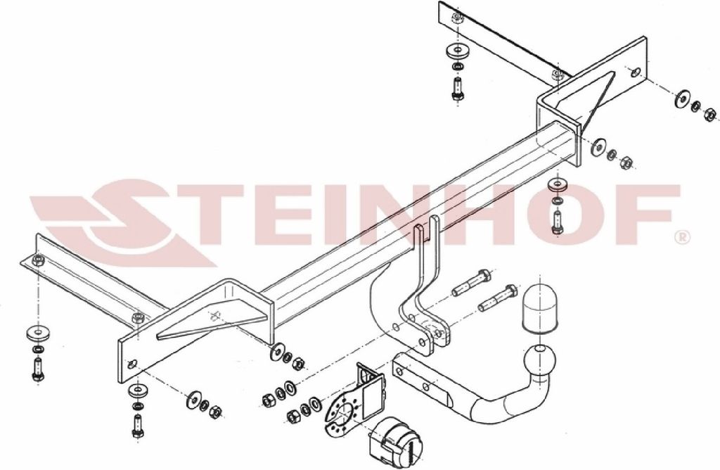 Z546115 Anhängerkupplung passend für CHEVROLET Cruze 2011- starr