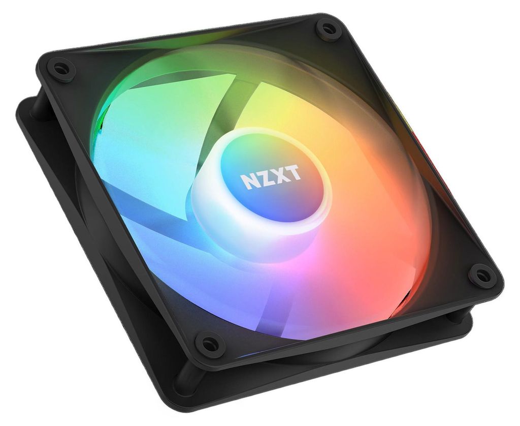 Wentylator obudowy NZXT F120 RGB Core 12 cm Czarny 1 szt Zdjęcie produktu 