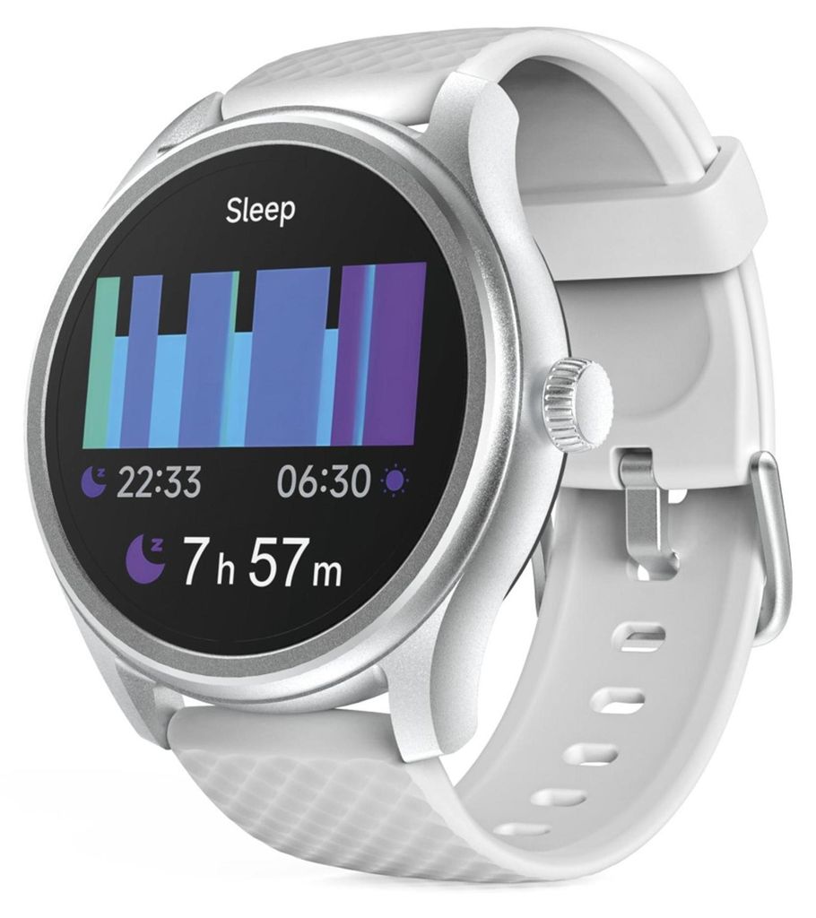 Hama Smartwatch 5010, rund, wasserdicht, 46 mm, Silber Produktbild 