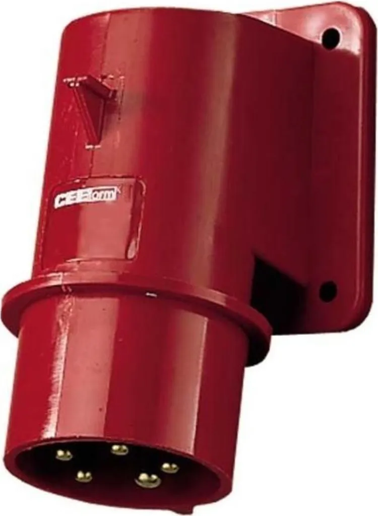 Socle de Connecteur CEE 32A 5P 400V IP44 Mennekes 391 pour Montage Saillie