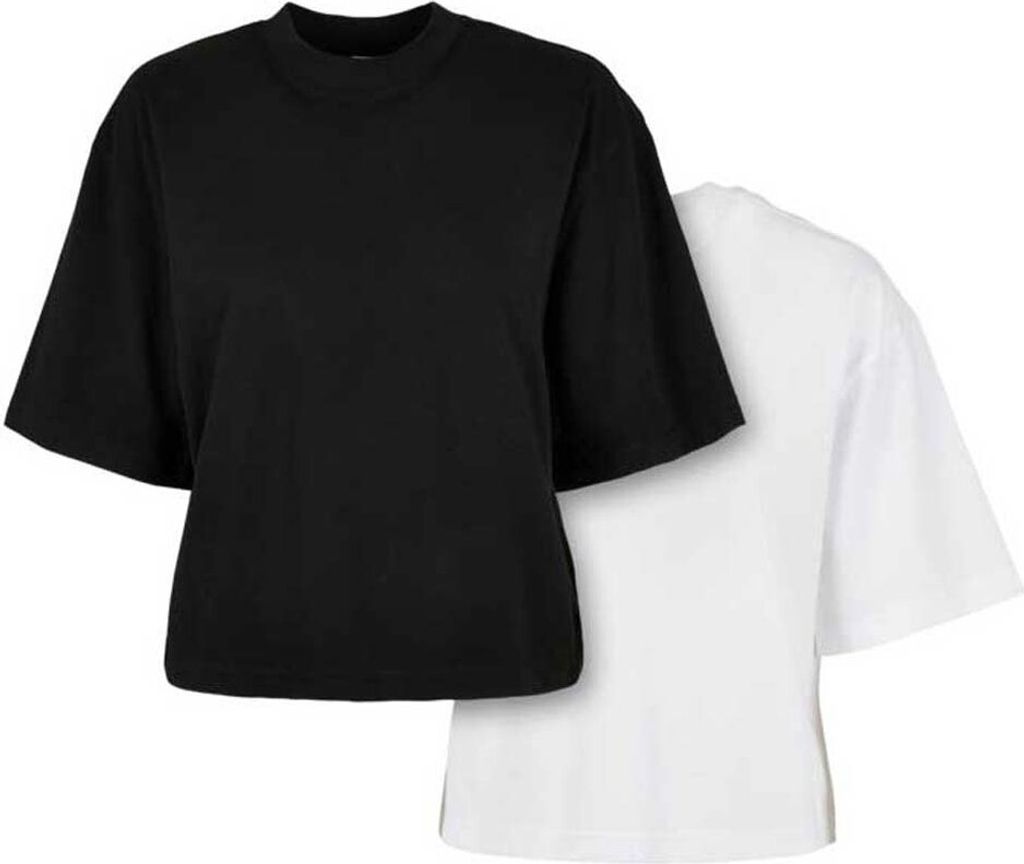 Urban Classics Organic Oversized Kurzarm-t-shirt 2 Einheiten Schwarz 5XL Frau Schwarz 5XL