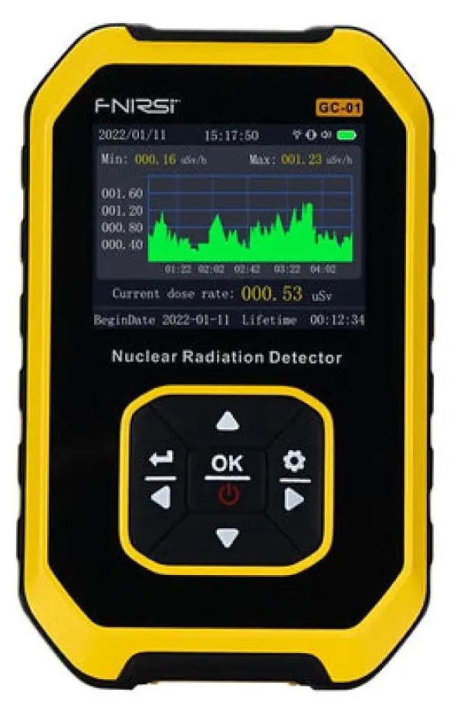 Rivelatore di radiazioni nucleari FNIRSI GC-01 Immagine del prodotto 