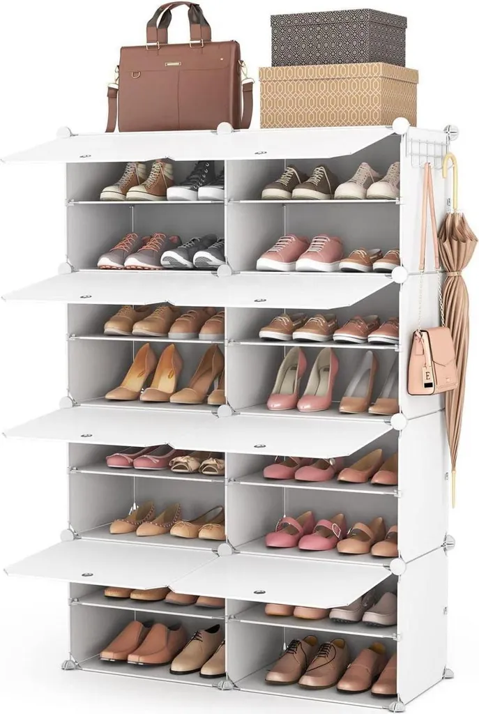 Meuble de rangement chaussures grande capacité 8 niveaux Vicye