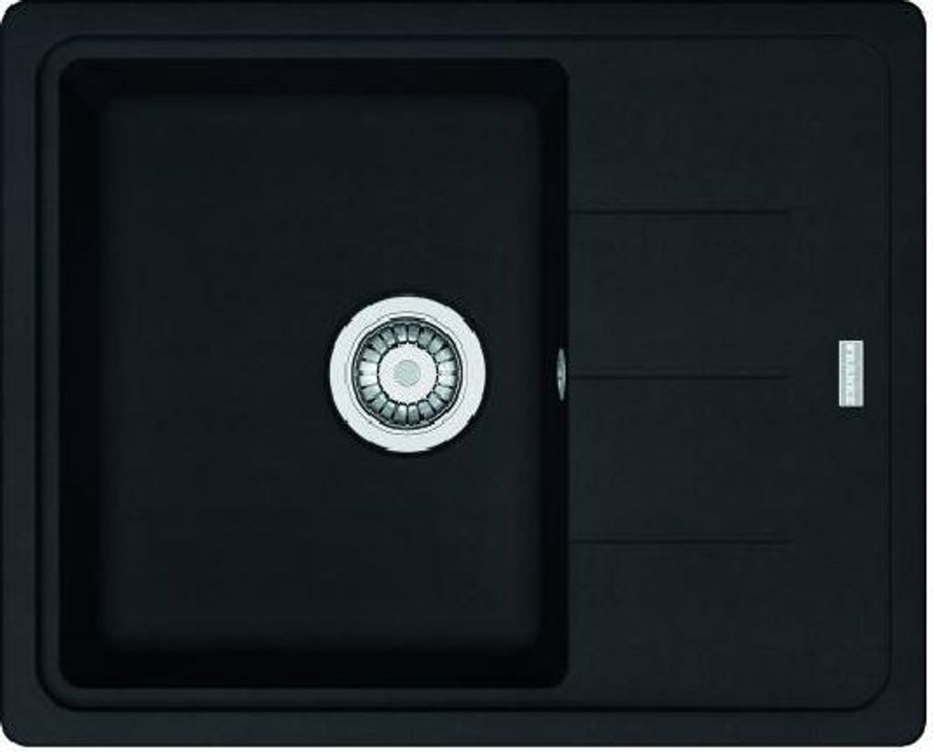 Franke Basis - Fragranit Küchenspüle BFG 611-62, 620x500 mm, schwarz matt 114.0661.420