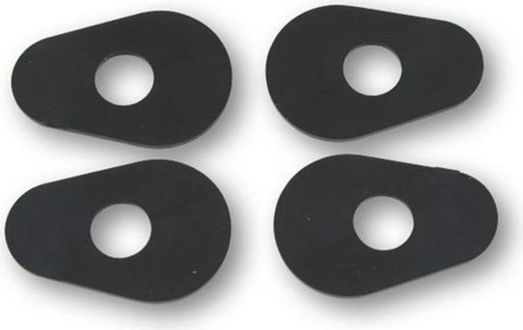 HIGHSIDER smart Montageplatten Indy Spacer Schwarz Für diverse passend für Yamaha