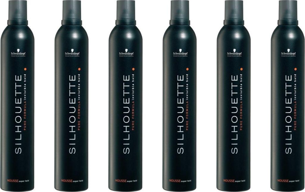 Silhouette Super Hold Mousse 6x500 ml