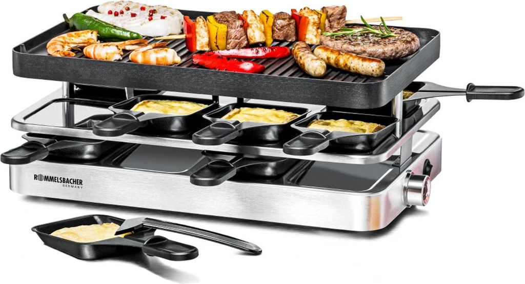 Raclette Grill RC 1400,  antihaftbeschichtete Alu-Druckguss Produktbild 