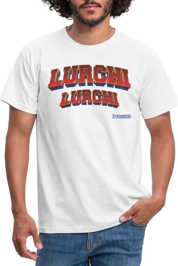 Spreadshirt Stromberg Mit Spruch Lurchi Lurchi Männer T-Shirt, M, Weiß