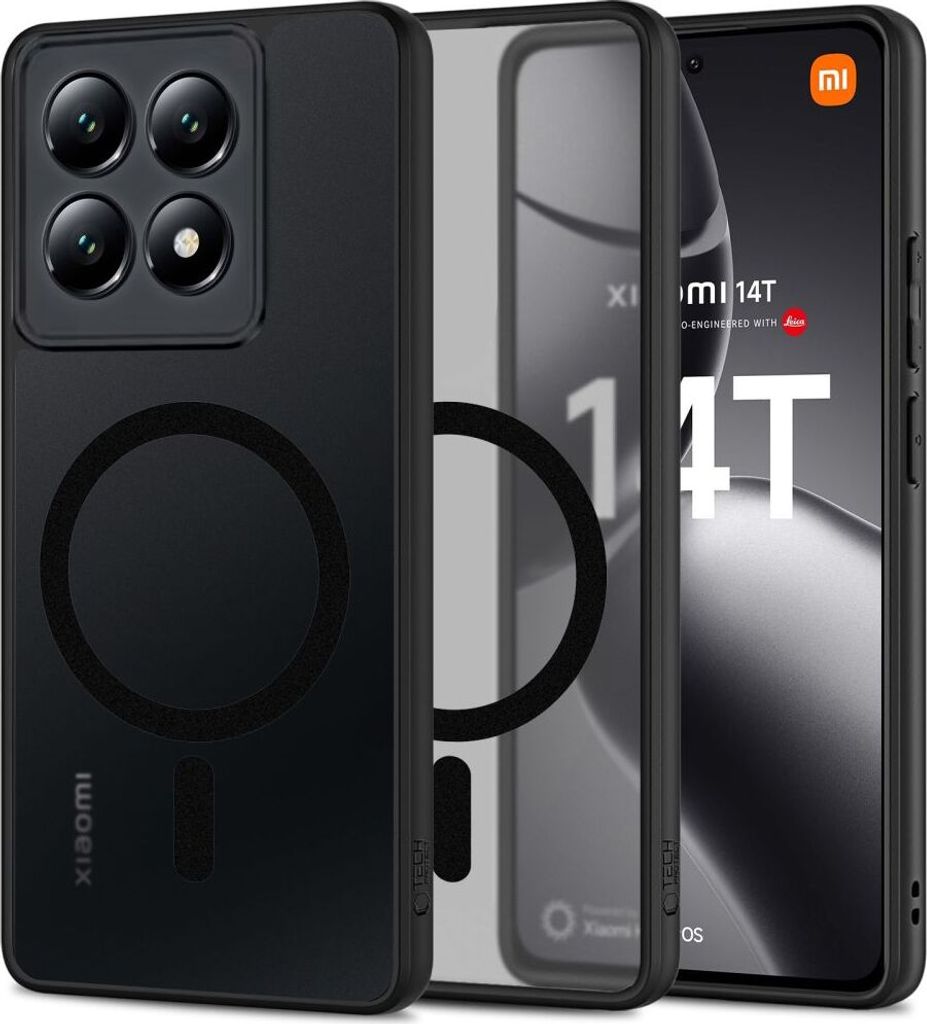Tech-Protect MagMat MagSafe Hülle für Xiaomi 14T - Schwarz