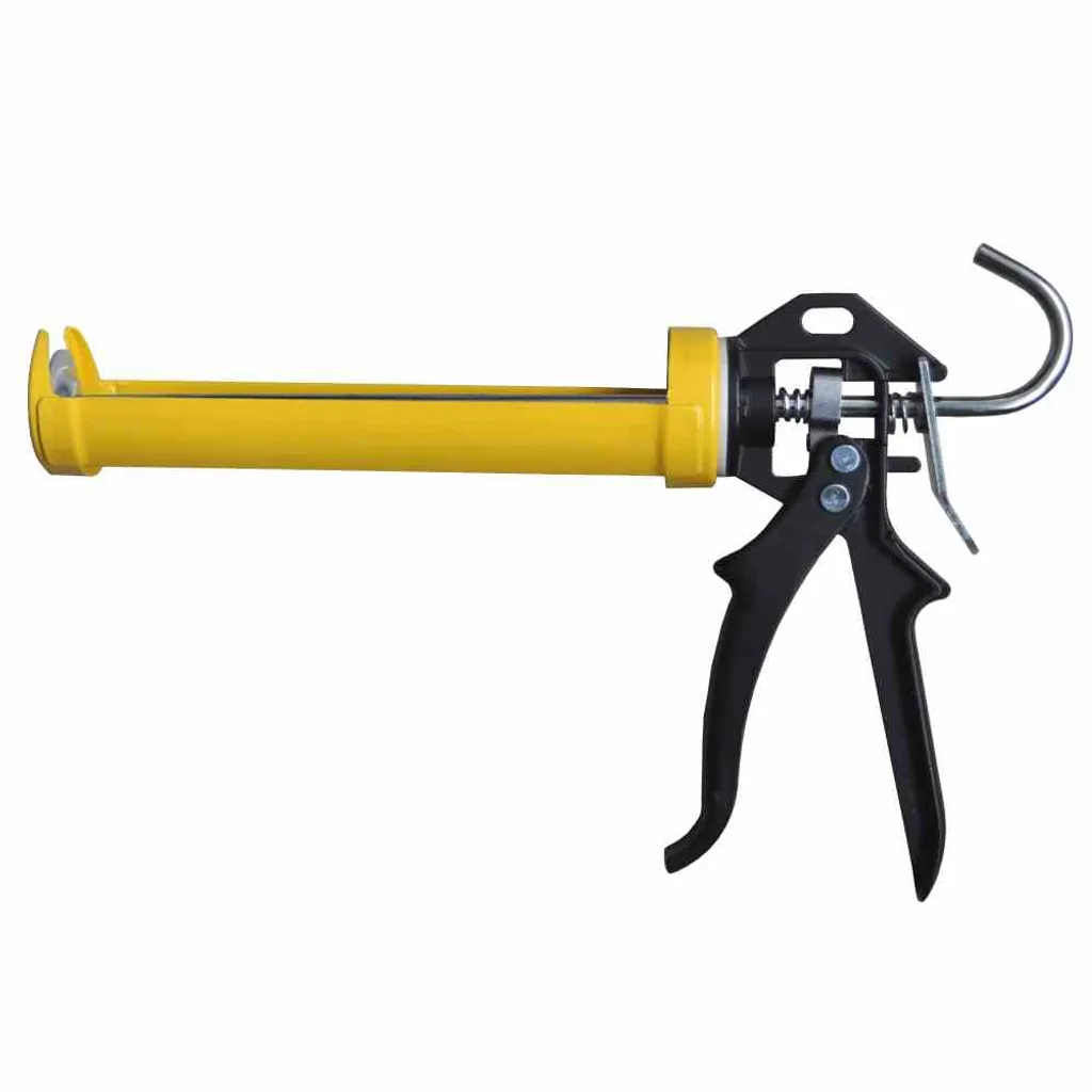 Ironside 144-006 Pistola per Silicone Professionale in Alluminio Gialla