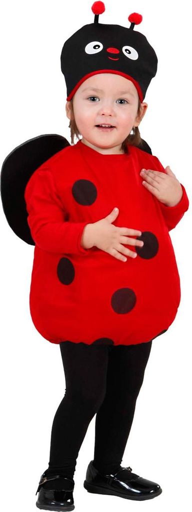 Costume da coccinella per bambini con ali e copricapo Immagine del prodotto 
