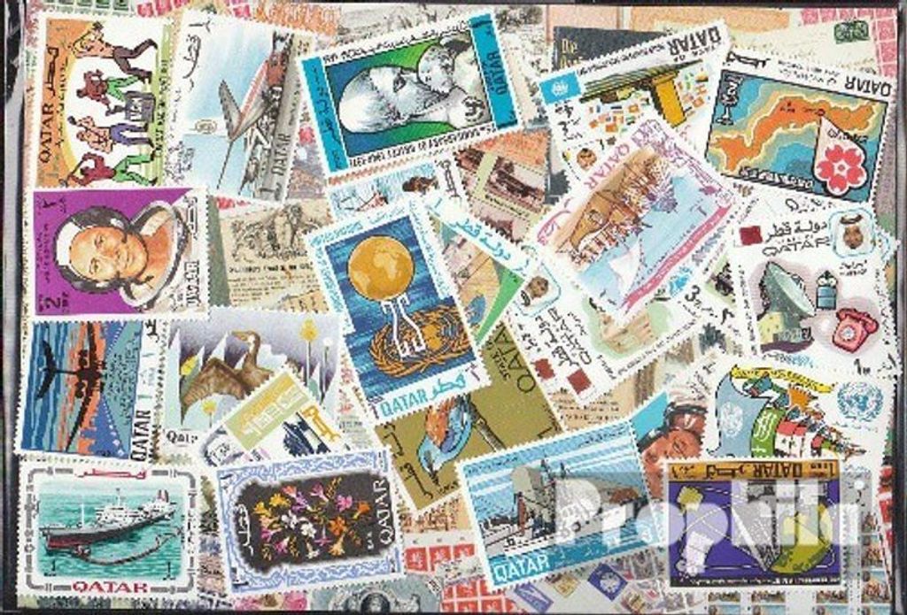 Briefmarken Qatar 25 verschiedene Marken