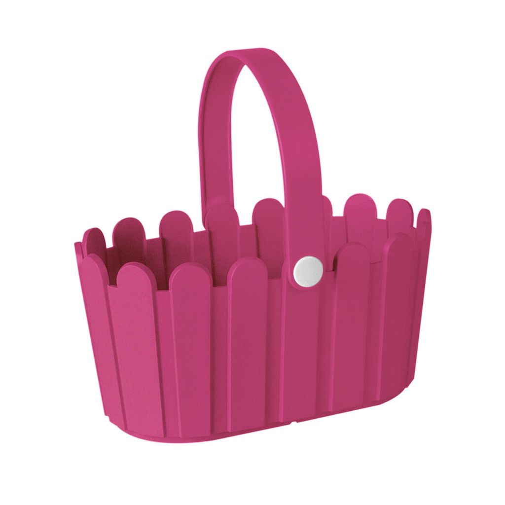 emsa Blumenkübel LANDHAUS Körbchen oval pink hell Produktbild 