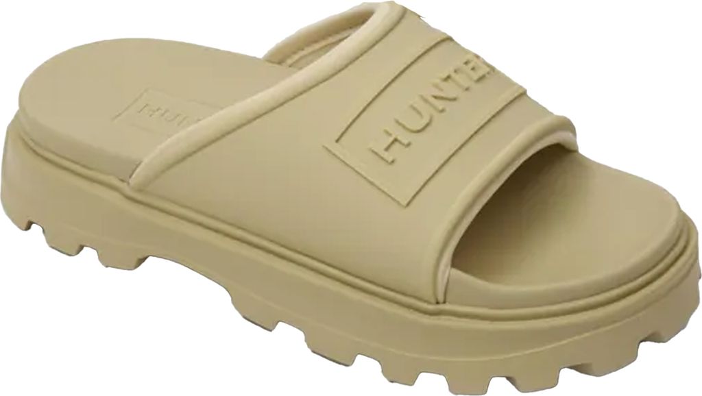 Hunter - Herren/Damen Uni Badesandale "Stacked" FS11503 (40,5 EU) (Kieselgrau)