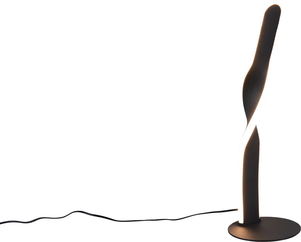 Lampada da Tavolo LED Metallo Nero H 40,5 cm - Luce d'Atmosfera