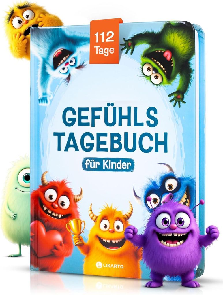 LIKARTO® Gefühlstagebuch Kinder ab 6 Jahren – 112 Tage Produktbild 
