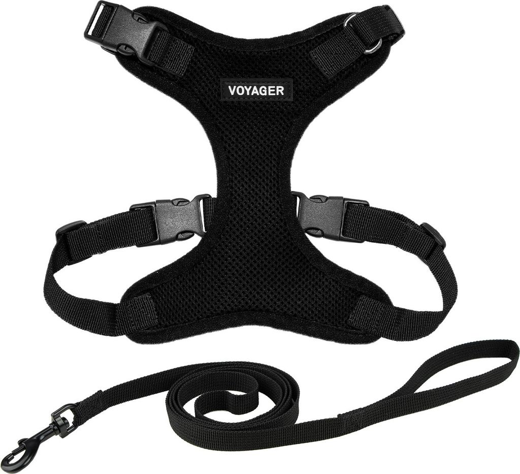 Voyager Step-in Lock Katzengeschirr und reflektierende Katzenleine mit Neoprengriff by Best Pet Supplies - Unterstützt kleine, mittelgroße und gr...