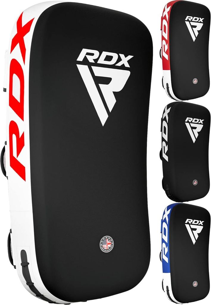 RDX Muay Thai Pad für Training, gebogenes Kickbox-Kick- und Schlagschild, Coaching-Kickboxen, MMA, Kampfsport, Karate, Taekwondo, Schlagen, Fuß