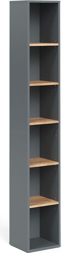 Vysoká skrinka Vicco Viktor Antracit/zlatý dub 30 x 188.6 Obrázok produktu 