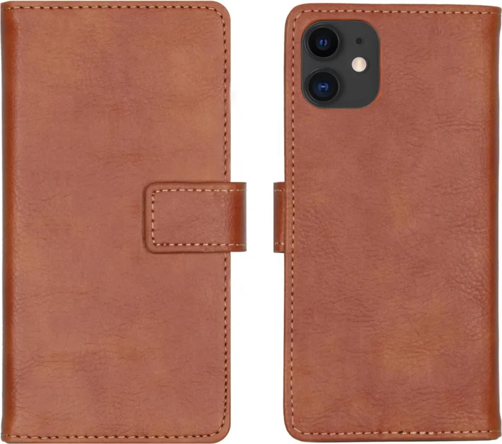 Custodia iMoshion per iPhone 11 - Cover Libro Marrone per Viaggiatori