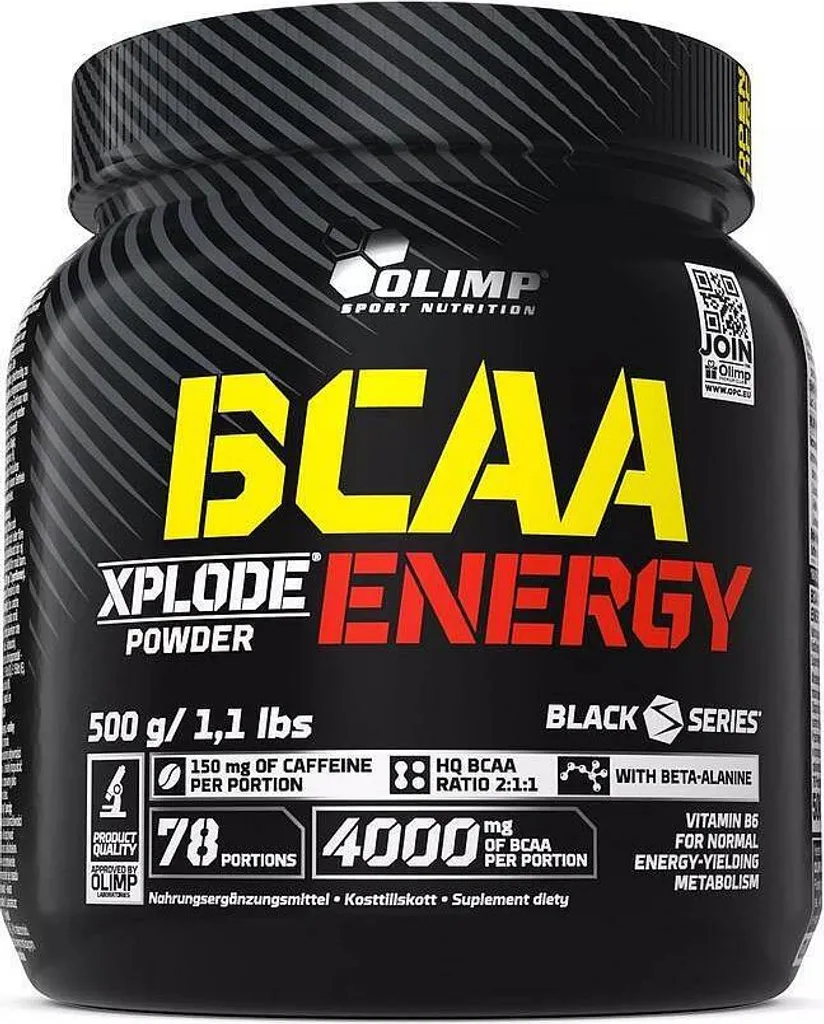 Olimp BCAA Xplode Powder ENERGY Fruit Punch 500g Acides Aminés