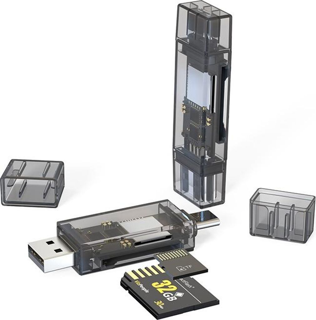 INF Type-C + USB Dual-Kartenleser Produktbild 