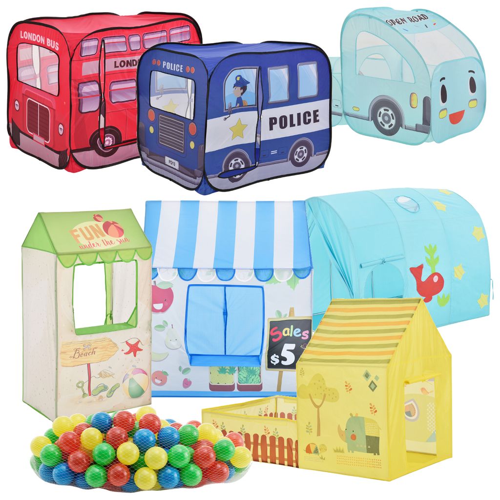 ® Spielzelt Kinderzelt Babyzelt Spielhaus Pop-Up Zelt Spielzeug Bälle casa.pro 