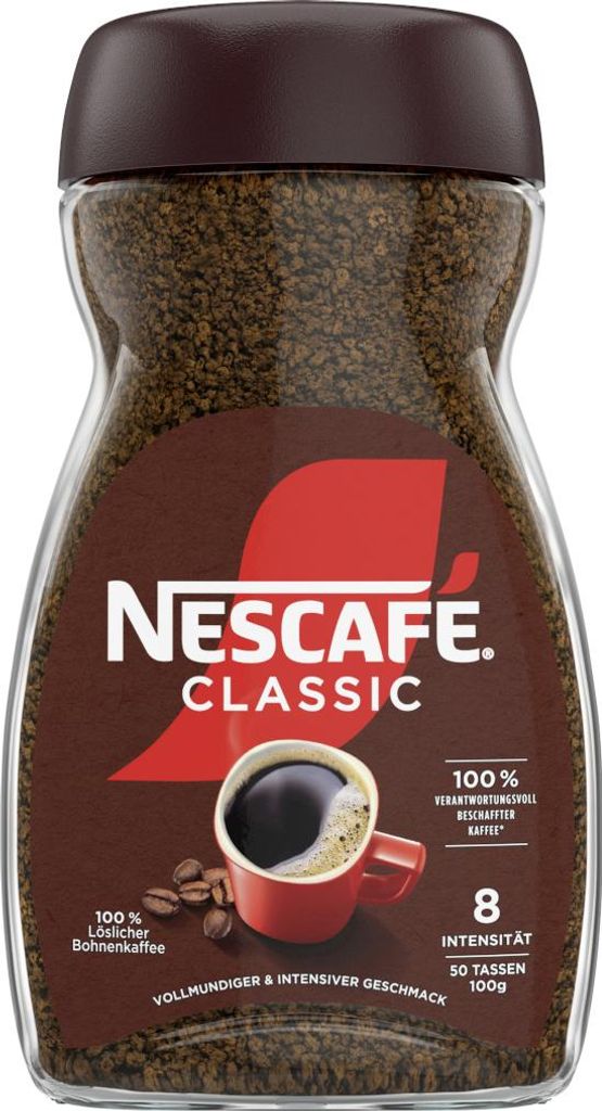 Nescafe Classic instantní rozpustná zrnková káva balení Obrázek produktu 