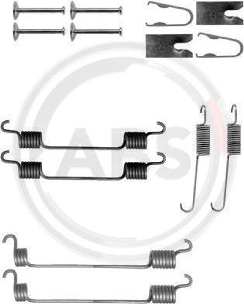 A.B.S. 0797Q Zubehörsatz, Bremsbacken OE 440797000 kompatibel mit Corolla