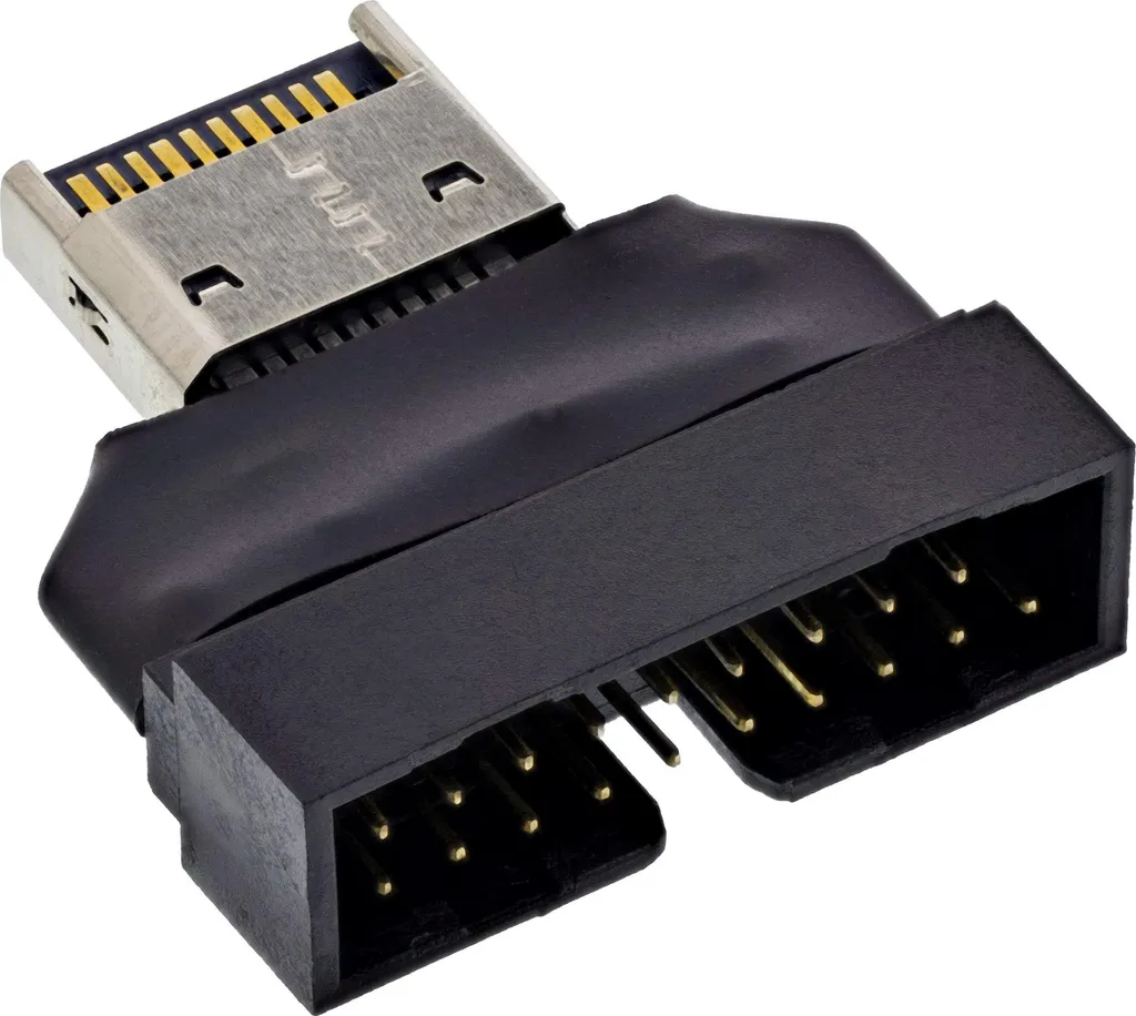 Adaptateur Interne USB 3.0 vers USB-C Key-A pour Boîtier PC Moderne - 2