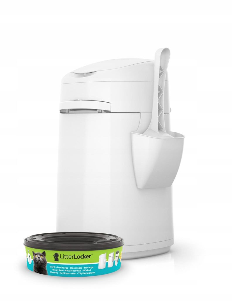 LitterLocker Design – Katzenstreubehälter mit Schaufel | Produktbild 