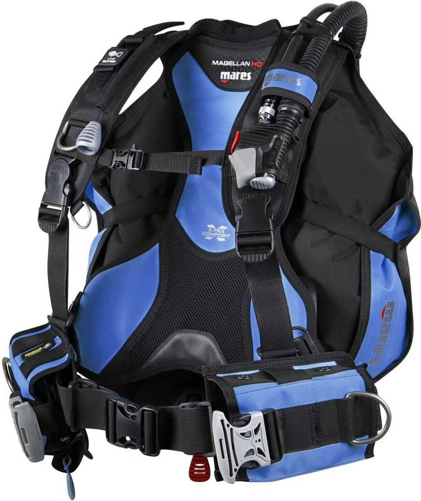 Mares Magellan Hd Bcd Blau M Herren,Damen Blau M