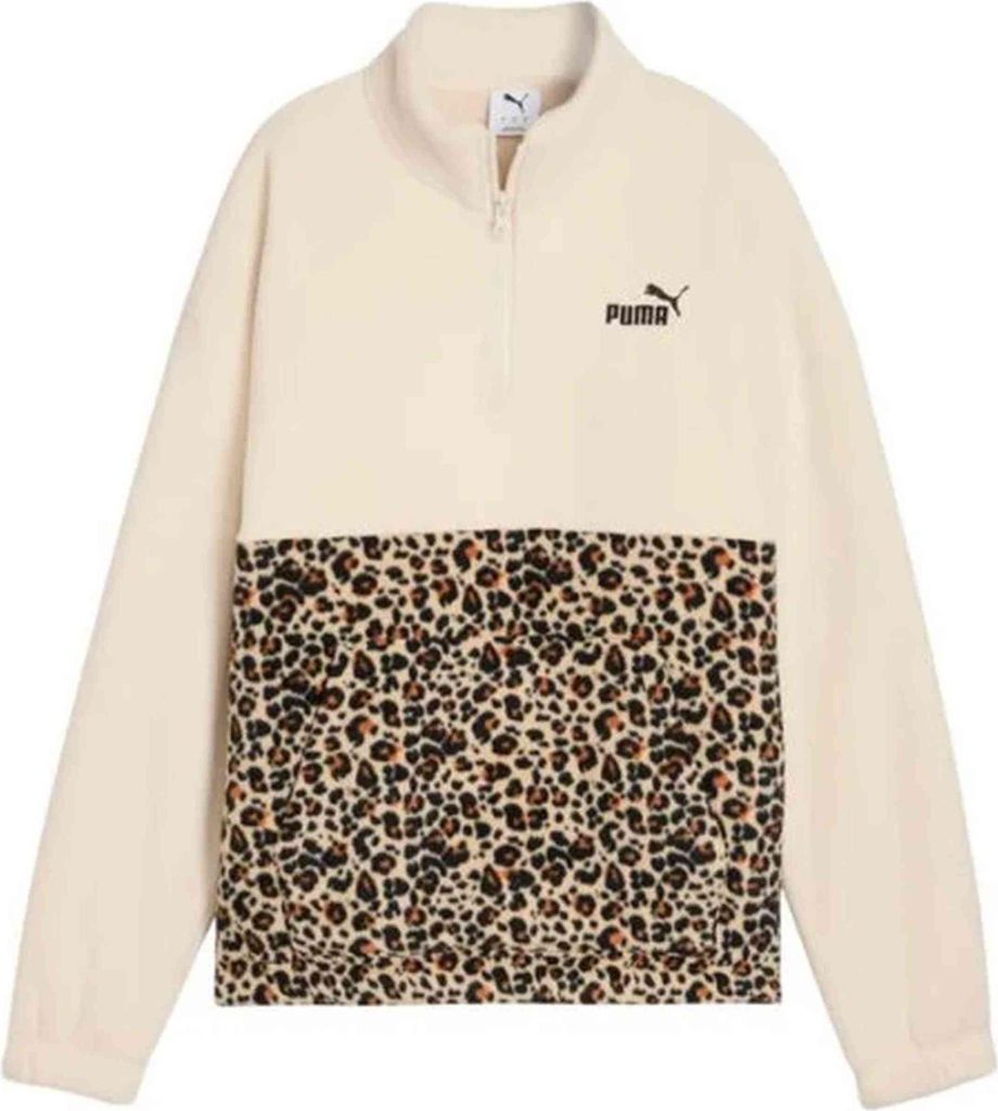 Puma Sweatshirt 688083-87 in LEOPARDO color size medium