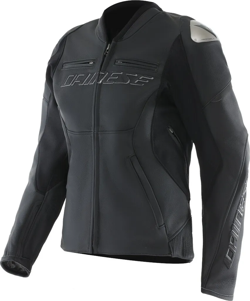 Blouson Dainese Racing 5 Femme en Cuir Noir Taille 44 - Protection Moto