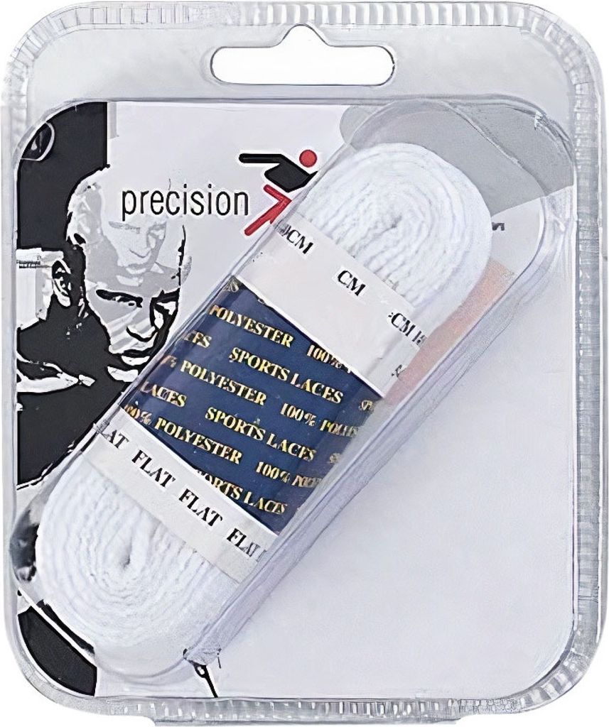 Precision - Flache Schnürsenkel RD304 (180 cm) (Weiß)