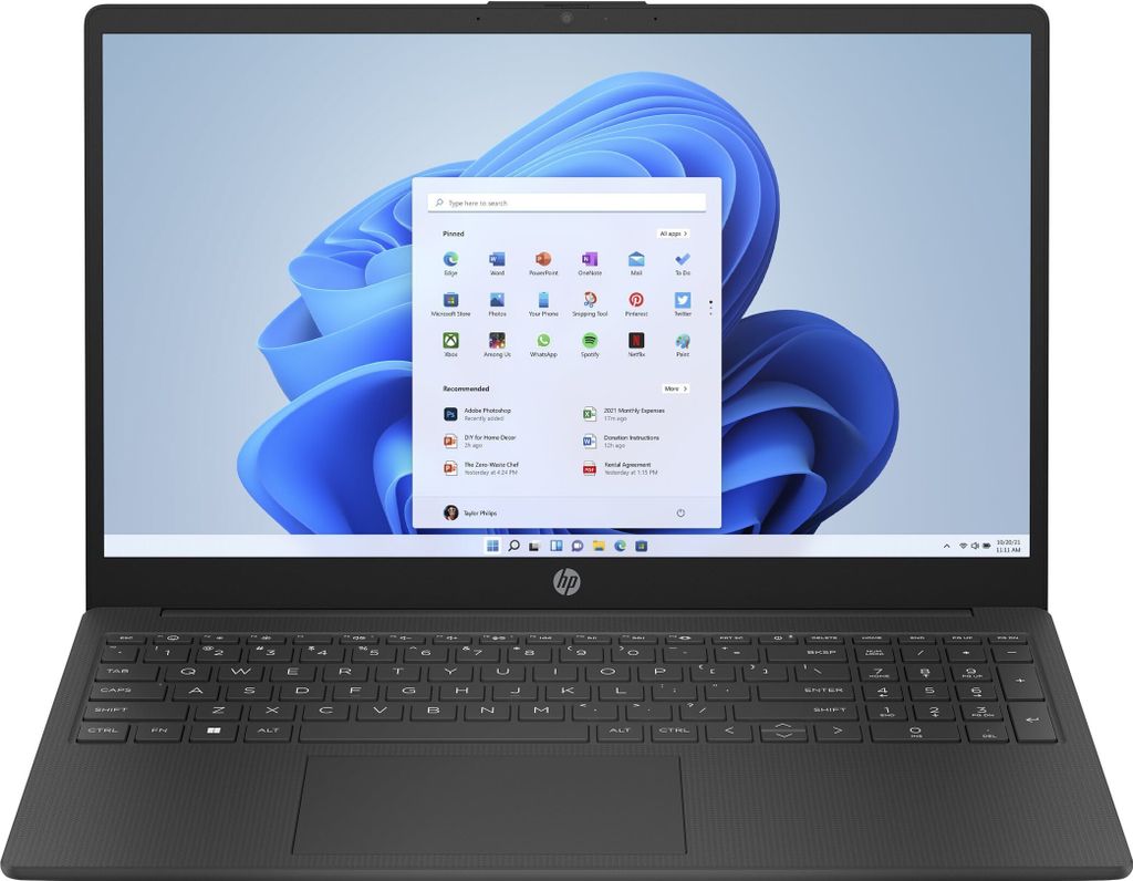 HP Laptop 15-fc0035ng, AMD Ryzen? 3, 2,4 GHz, 39,6 cm (15.6"), 1920 x 1080 Pixel, 8 GB, 256 GB