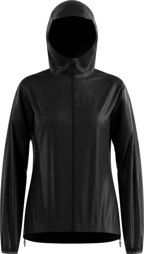 Wasserdichte X-Alp Performance Knit Laufjacke, Damen - Odlo, Farbe:15001 black - black, Größe:XL