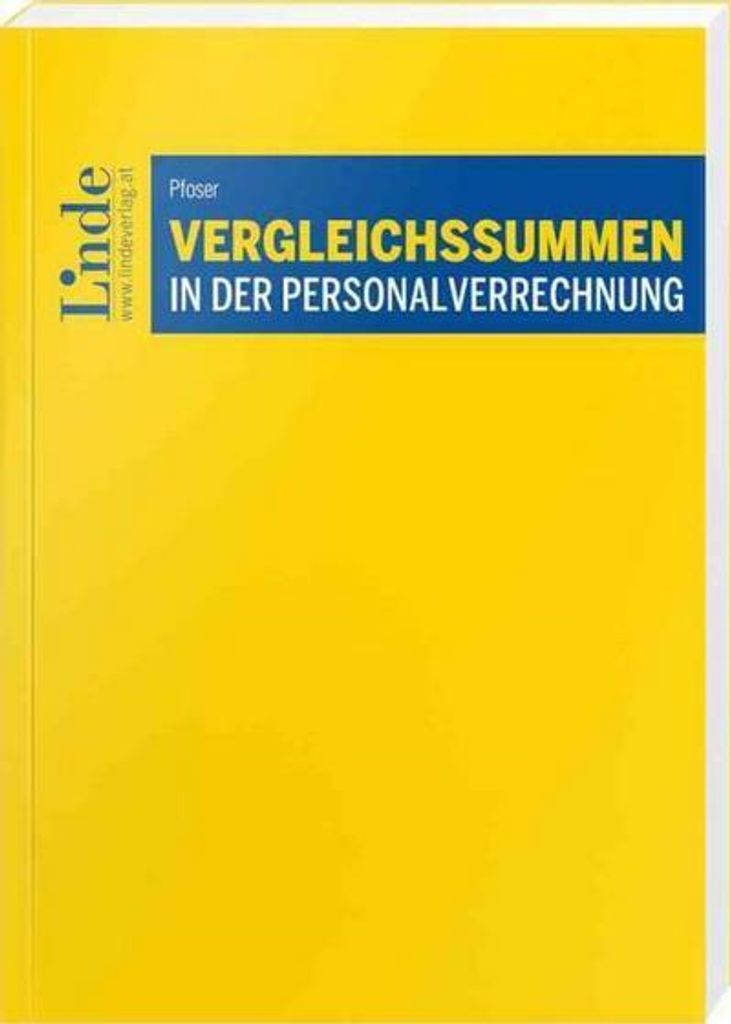 Vergleichssummen in der Personalverrechnung
