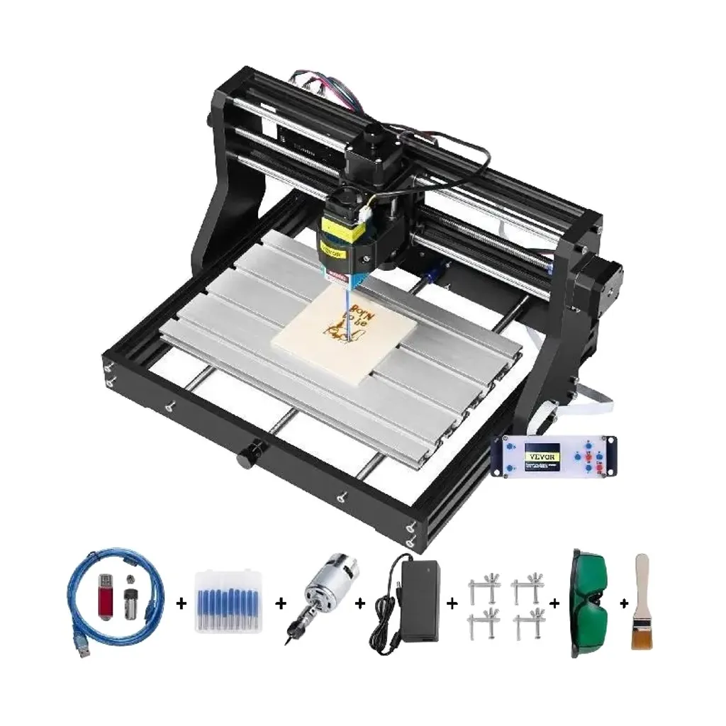 Fraiseuse CNC 3018 Pro de bureau en aluminium pour gravure de précision
